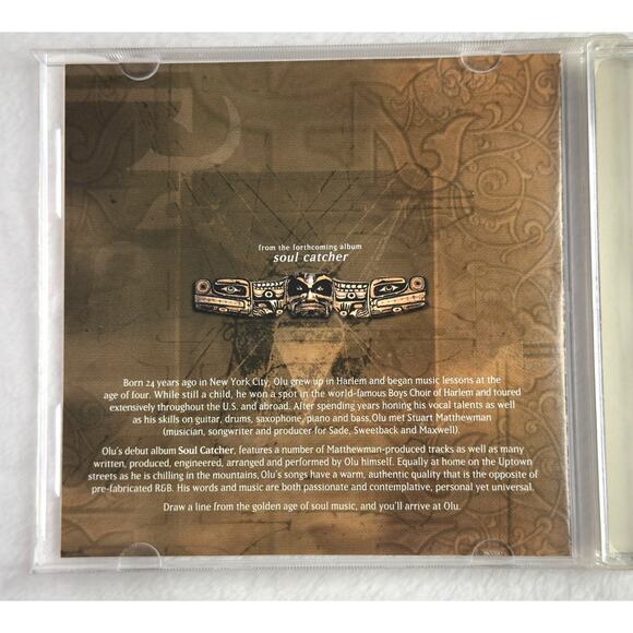 Olu – Baby Can’t Leave It Alone CD Promo Single 1997 Gee Street Soul R&B Rare - Picture 4 of 7